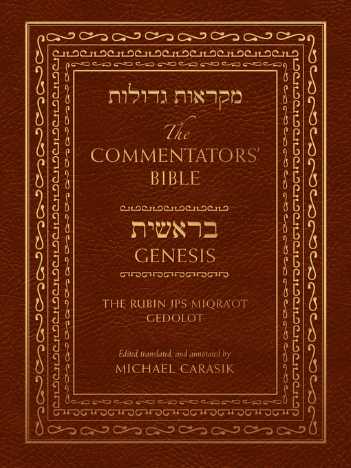 Title details for The Commentators' Bible by Michael Carasik - Available